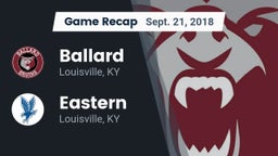 Recap: Ballard  vs. Eastern  2018