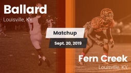 Matchup: Ballard vs. Fern Creek  2019