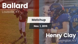 Matchup: Ballard vs. Henry Clay  2019