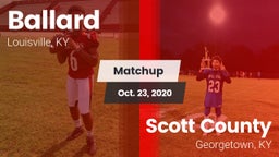 Matchup: Ballard vs. Scott County  2020