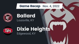 Recap: Ballard  vs. Dixie Heights  2022