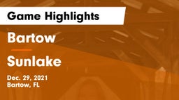 Bartow  vs Sunlake  Game Highlights - Dec. 29, 2021