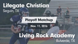 Matchup: Lifegate Christian H vs. Living Rock Academy 2015
