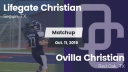 Matchup: Lifegate Christian H vs. Ovilla Christian  2019