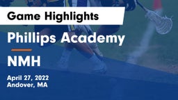 Phillips Academy vs NMH Game Highlights - April 27, 2022