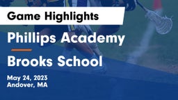 Phillips Academy vs Brooks School Game Highlights - May 24, 2023