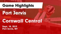 Port Jervis  vs Cornwall Central  Game Highlights - Sept. 18, 2019