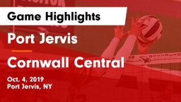 Port Jervis  vs Cornwall Central  Game Highlights - Oct. 4, 2019