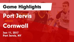 Port Jervis  vs Cornwall Game Highlights - Jan 11, 2017