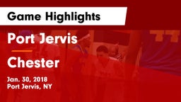 Port Jervis  vs Chester  Game Highlights - Jan. 30, 2018