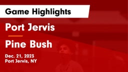Port Jervis  vs Pine Bush  Game Highlights - Dec. 21, 2023