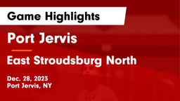 Port Jervis  vs East Stroudsburg North  Game Highlights - Dec. 28, 2023