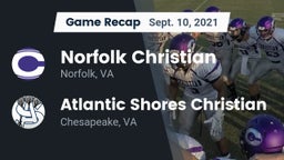 Recap: Norfolk Christian  vs. Atlantic Shores Christian  2021