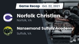 Recap: Norfolk Christian  vs. Nansemond Suffolk Academy 2021