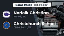 Recap: Norfolk Christian  vs. Christchurch School 2021