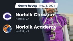 Recap: Norfolk Christian  vs. Norfolk Academy 2021