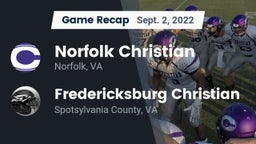 Recap: Norfolk Christian  vs. Fredericksburg Christian  2022