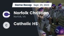 Recap: Norfolk Christian  vs. Catholic HS 2022