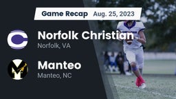 Recap: Norfolk Christian  vs. Manteo  2023