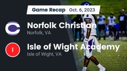 Recap: Norfolk Christian  vs. Isle of Wight Academy  2023
