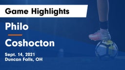 Philo  vs Coshocton Game Highlights - Sept. 14, 2021