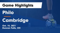 Philo  vs Cambridge  Game Highlights - Oct. 14, 2021