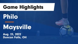 Philo  vs Maysville  Game Highlights - Aug. 23, 2022