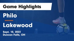 Philo  vs Lakewood  Game Highlights - Sept. 10, 2022
