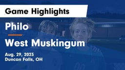 Philo  vs West Muskingum  Game Highlights - Aug. 29, 2023