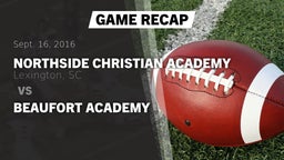 Recap: Northside Christian Academy  vs. Beaufort Academy 2016