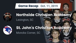 Recap: Northside Christian Academy  vs. St. John's Christian Academy  2019