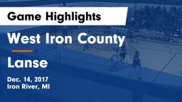 West Iron County  vs Lanse  Game Highlights - Dec. 14, 2017