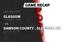 Recap: Glasgow  vs. Dawson County , Glendive, MT 2016