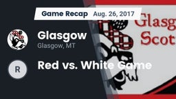 Recap: Glasgow  vs. Red vs. White Game 2017