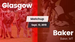 Matchup: Glasgow  vs. Baker  2019