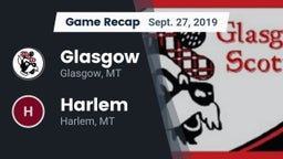 Recap: Glasgow  vs. Harlem  2019