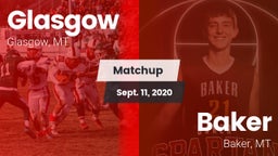 Matchup: Glasgow  vs. Baker  2020