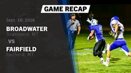 Recap: Broadwater  vs. Fairfield  2016