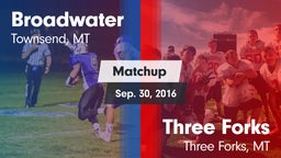 Matchup: Broadwater High vs. Three Forks  2016