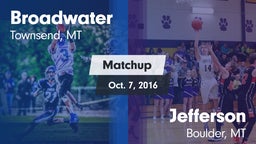 Matchup: Broadwater High vs. Jefferson  2016