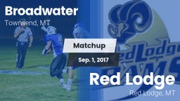 Matchup: Broadwater High vs. Red Lodge  2017