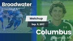 Matchup: Broadwater High vs. Columbus  2017