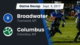 Recap: Broadwater  vs. Columbus  2017