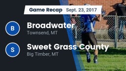 Recap: Broadwater  vs. Sweet Grass County  2017