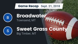 Recap: Broadwater  vs. Sweet Grass County  2018