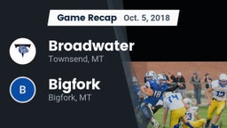 Recap: Broadwater  vs. Bigfork  2018