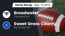 Recap: Broadwater  vs. Sweet Grass County  2019