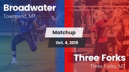 Matchup: Broadwater High vs. Three Forks  2019