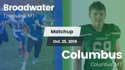 Matchup: Broadwater High vs. Columbus  2019