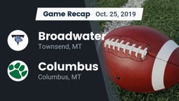 Recap: Broadwater  vs. Columbus  2019